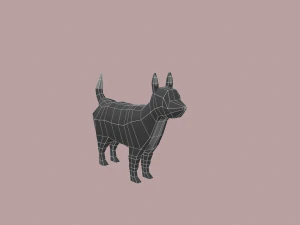 dog cartoon 3D Model