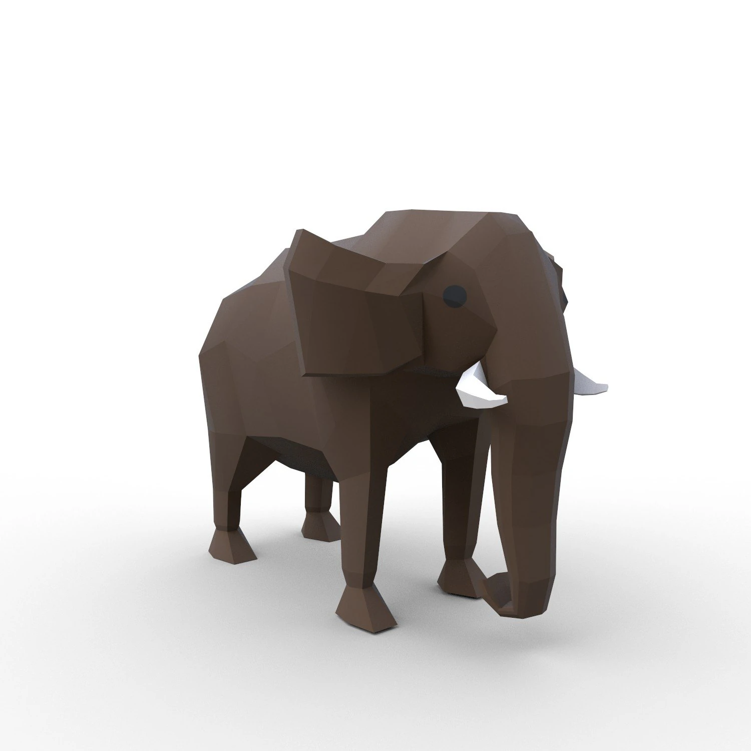 elephant cartoon 3D Model .c4d .max .obj .3ds .fbx .stl .blend 