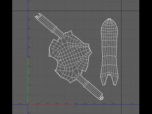 flamingo cartoon Model 3D