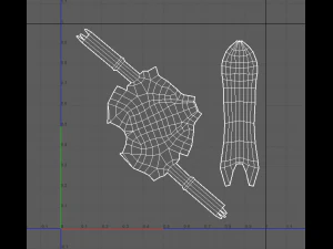flamingo cartoon 3D Model