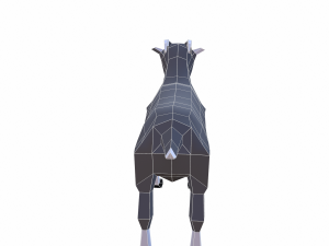 goat cartoon Model 3D