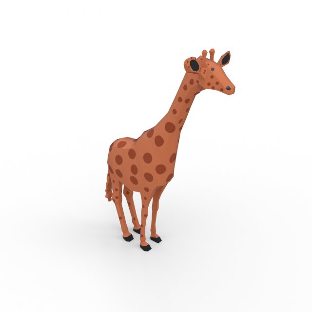 giraffe Modèle 3D .c4d .max .obj .3ds .fbx .stl .blend 