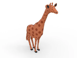 żyrafa Model 3D