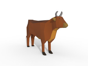 cow low poly 3D Model