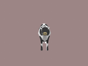 cow cartoon Modelo 3D