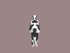 cow cartoon 3D Model