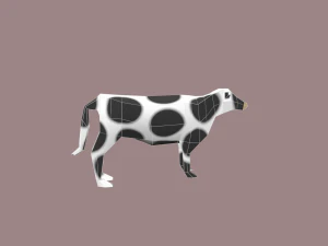 cow cartoon 3D Model