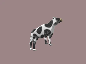 cow cartoon 3D Model