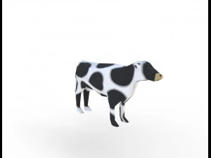 inek karikat&uuml;r 3D Model