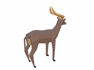 antelope 3D-Modell