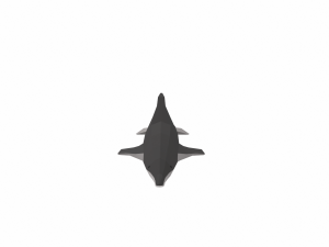 dolphin low poly 3Dモデル