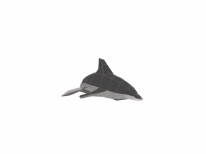 dolphin low poly 3D Model