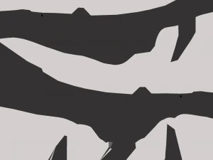 dolphin low poly 3D Model