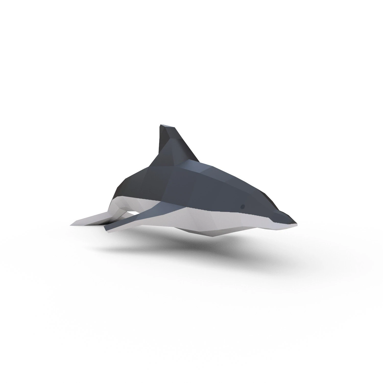 dolphin low poly 3D Model .c4d .max .obj .3ds .fbx .stl .blend 