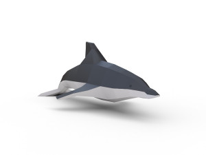 dolphin low poly 3D Model