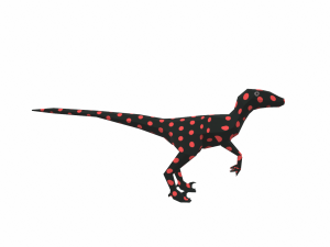 dinosaur low poly Modello 3D