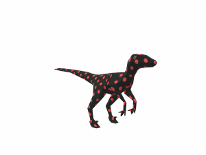 dinosaur low poly Modello 3D