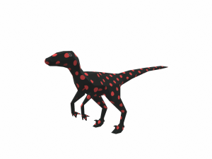 dinosaur low poly Modello 3D