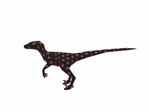 dinosaur low poly Modello 3D