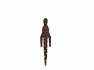 dinosaur low poly Modello 3D