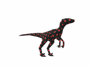 dinosaur low poly Modello 3D