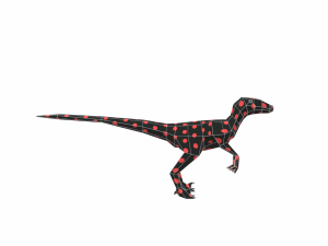 dinosaur low poly Modello 3D