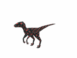 dinosaur low poly Modello 3D
