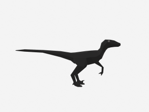 dinosaur low poly Modello 3D
