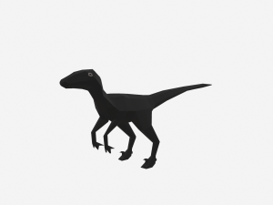 dinosaur low poly Modello 3D