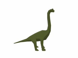 dinosaur brachiosaurus low poly 3D Model