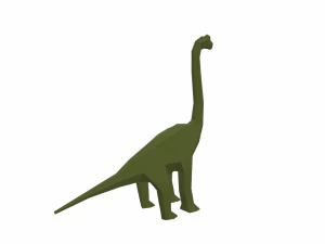 dinosaur brachiosaurus low poly 3D Model