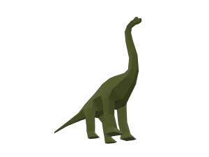 dinosaur brachiosaurus low poly 3D Model