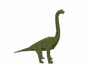 dinosaur brachiosaurus low poly 3D Model