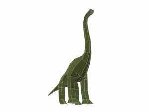 dinosaur brachiosaurus low poly 3D Model