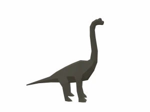 dinosaur brachiosaurus low poly 3D Model