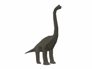 dinosaur brachiosaurus low poly 3D Model