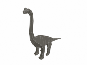 dinosaur brachiosaurus low poly 3D Модель