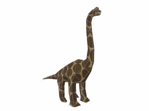 dinosaur brachiosaurus low poly 3D Model