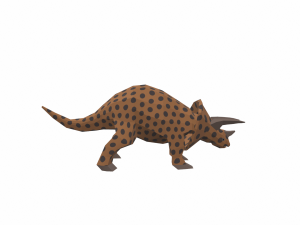 dinosaur triceratops - 03 3D Model