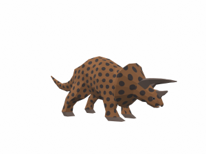 dinosaur triceratops - 03 3D Model