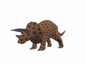 dinosaur triceratops - 03 3D Model