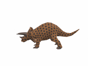 dinosaur triceratops - 03 3D Model