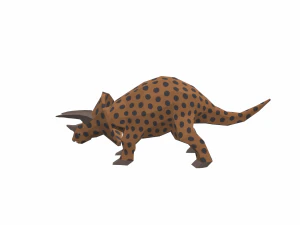 dinosaur triceratops - 03 3D Model