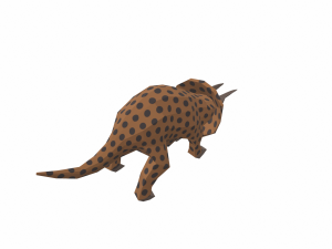 dinosaur triceratops - 03 3D Model