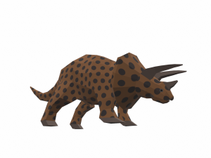 dinosaur triceratops - 03 3D Model