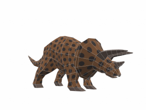 dinosaur triceratops - 03 3D Model