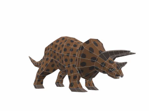 dinosaur triceratops - 03 3D Model