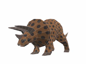 dinosaur triceratops - 03 3D Model