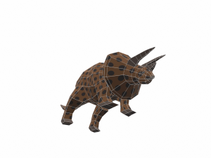 dinosaur triceratops - 03 3D Model