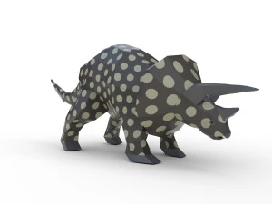 dinossauro triceratops - 02 Modelo 3D